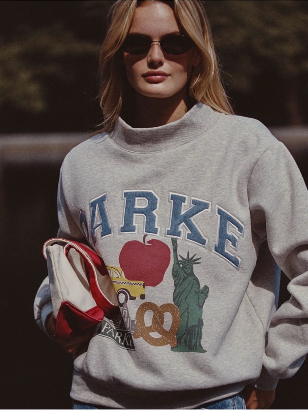 Parke NYC Pop-Up Denim Mockneck